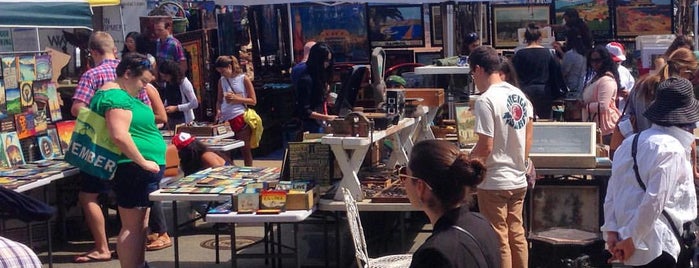 The Flea Market at Eastern Market is one of dc.