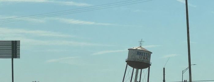 Britten Leaning Water Tower is one of Favorite out-of-state locations.