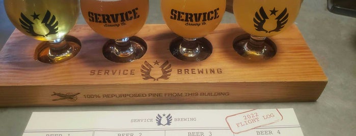 Service Brewing Co is one of Savannah to-do.