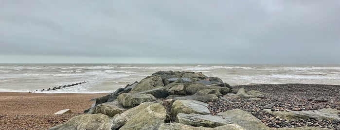 Rottingdean Beach is one of London.