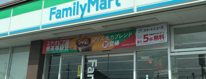 ファミリーマート 美浜奥田店 is one of 知多半島内の各種コンビニエンスストア.