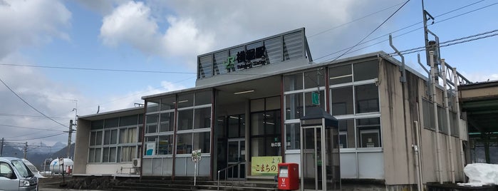 Yokobori Station is one of JR 키타토호쿠지방역 (JR 北東北地方の駅).