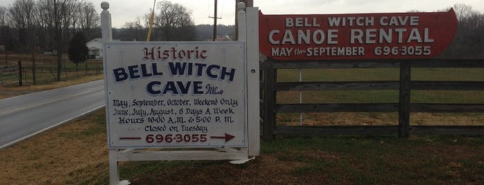 Bell Witch Cave & Farm is one of Paranormal Places.