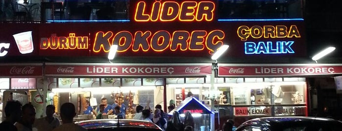 Lider Kokoreç is one of Tempat yang Disukai Sevgi.