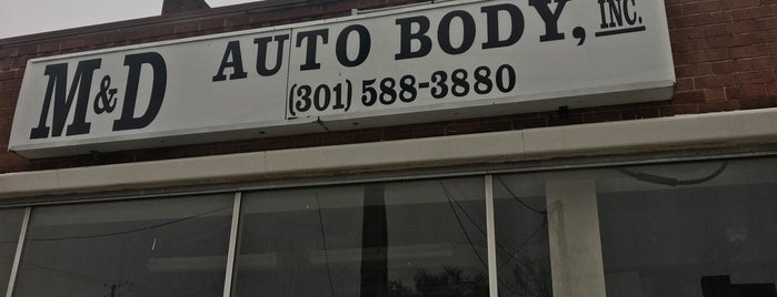 M & D Auto Body & Service is one of Mike's DMV Hidden Gems.