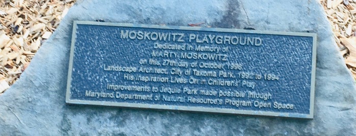 MOSKOWITZ PLAYGROUND is one of created.