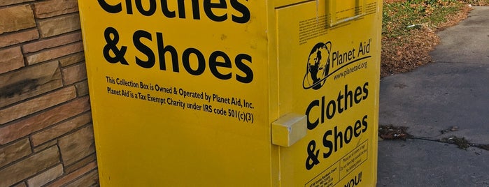 Planet Aid Clothes & Shoes is one of created.