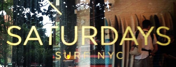 Saturdays Surf NYC is one of New York shops.