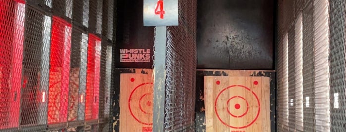 Whistle Punks Axe Throwing is one of Brstl.