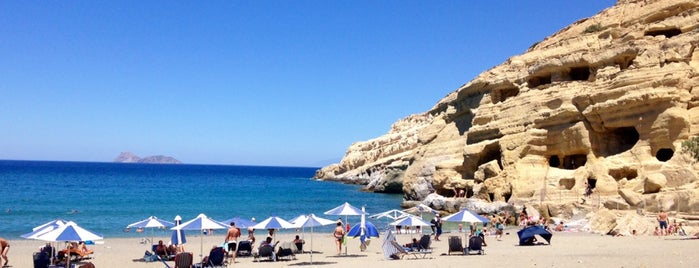 Matala Beach is one of Crète : best spots.