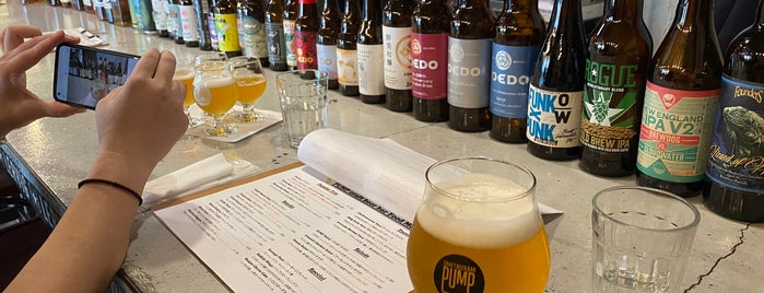 PUMP craft beer bar is one of Gespeicherte Orte von ぎゅ↪︎ん 🐾🦁.