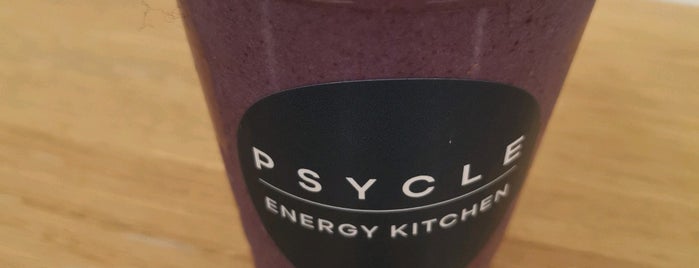 Energy Kitchen at Psycle is one of สถานที่ที่ Jess ถูกใจ.