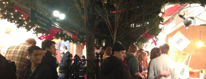 Union Square Holiday Market is one of Christmas in New York City.