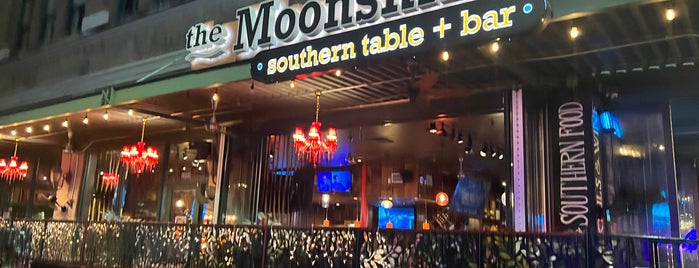 The Moonshiners Southern Table + Bar is one of Houston.