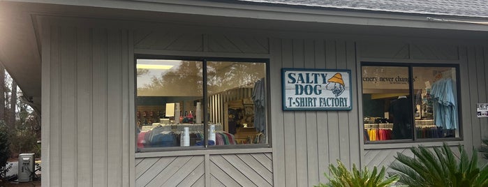 The Salty Dog T-Shirt Factory is one of Hilton Head +.