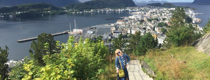 Aksla Viewpoint is one of Ålesund.