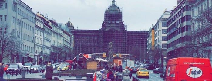 Praça Venceslau is one of Prague.