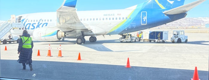 Nome Airport (OME) is one of Locais salvos de JRA.