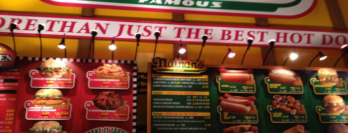 Nathan's Famous is one of Hot dogs.