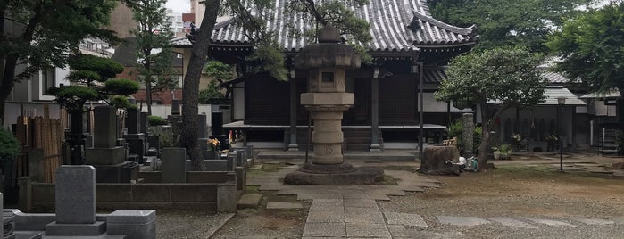 高福院 is one of 白金周辺寺院.