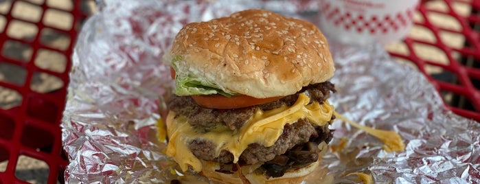 Five Guys is one of Must-visit Burger Joints in Syracuse.