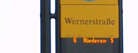 H Wernerstraße is one of Dresden tram stops (N-Z).