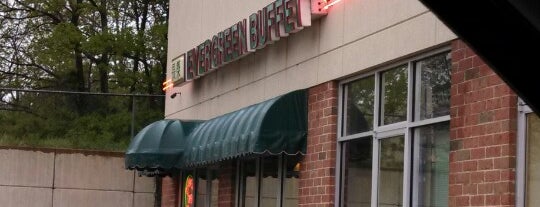 Evergreen Chinese Restaurant and Buffet is one of Kent food.
