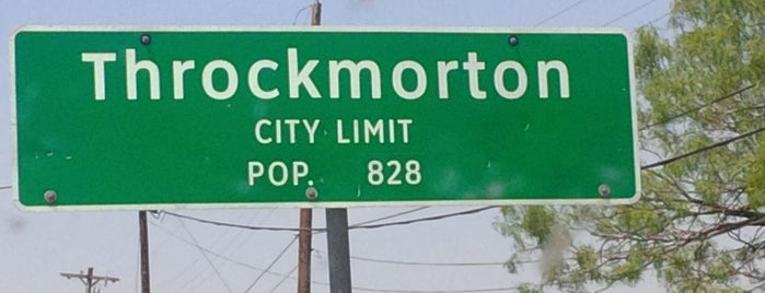 Throckmorton, TX is one of Lieux qui ont plu à Lisa.