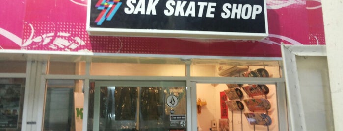 Sak Skate Shop is one of Skate Shops and Skate Parks of Thailand.