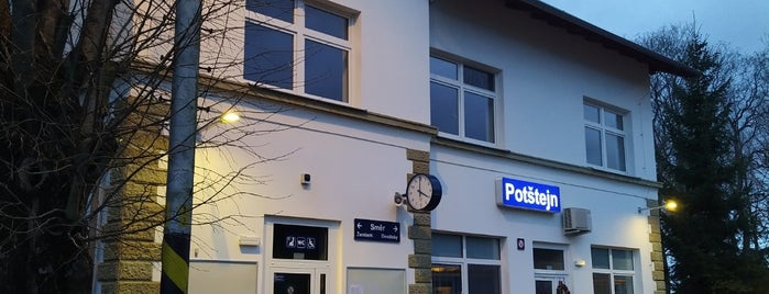 Železniční stanice Potštejn is one of Železniční stanice ČR: P (9/14).