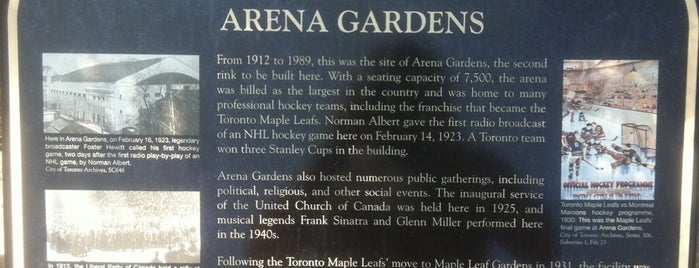 Arena Gardens is one of Canada.