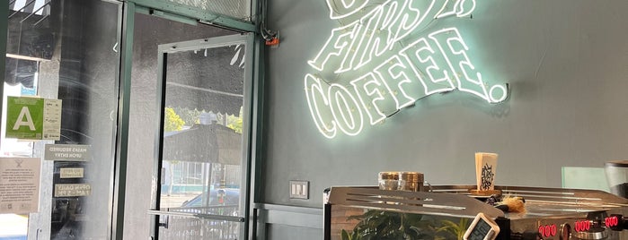 Alfred Coffee is one of สถานที่ที่บันทึกไว้ของ Sam.