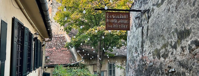 Weinkeller - Pivnița de vinuri is one of Sibiu.