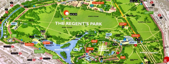 Regent's Park is one of สถานที่ที่บันทึกไว้ของ Axel.