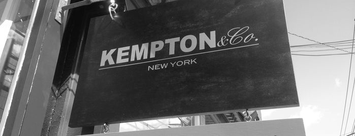 Kempton & Co. is one of New York Shops.