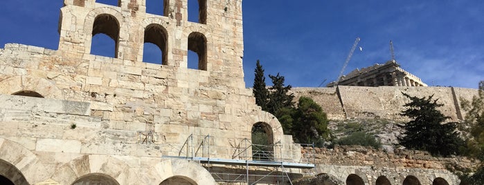 Herod Atticus Odeon is one of Athens.