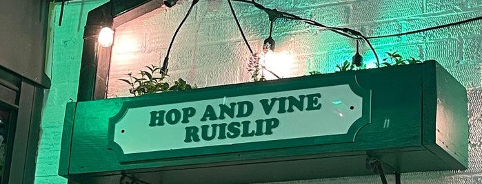 The Hop and Vine Bar is one of London's Best for Beer.