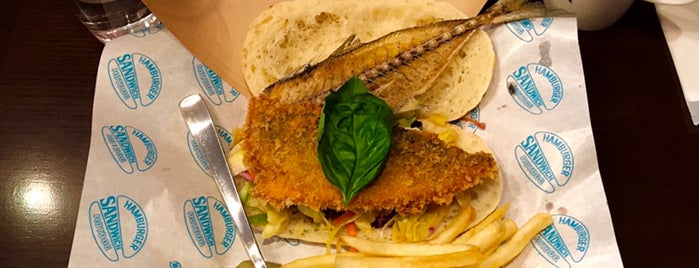 Jackmackerel sandwich is one of free Wi-Fi in 港区(東京都).