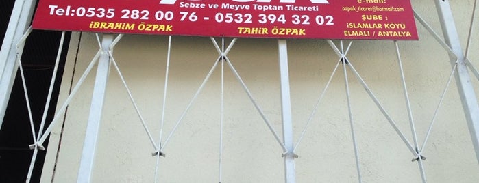 Sahilkent Hal No:62 Özpak Komisyon is one of Ömer'in Beğendiği Mekanlar.