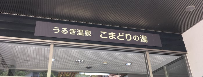 うるぎ温泉 こまどりの湯 is one of 湯屋.