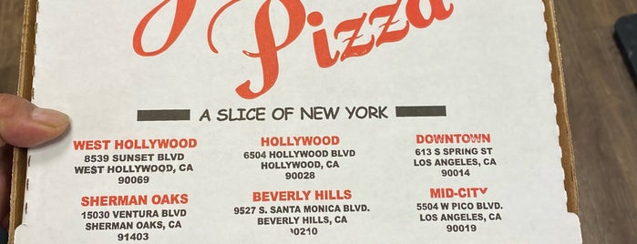 Joe's Pizza Downtown LA is one of lunch.