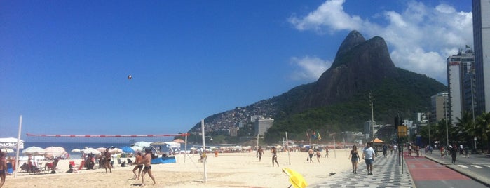 Praia do Leblon is one of Rio.