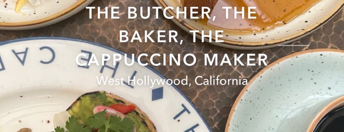 The Butcher, The Baker, The Cappuccino Maker is one of LA.