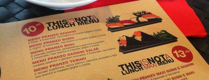 This Is Not A Sushibar is one of Milano // Restaurants, Bars & Coffee.