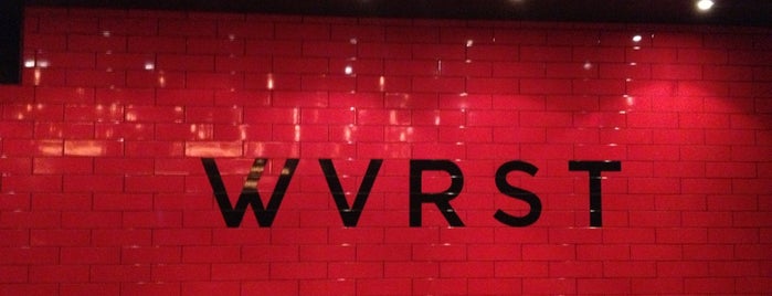 WVRST is one of Restaurants that I like.