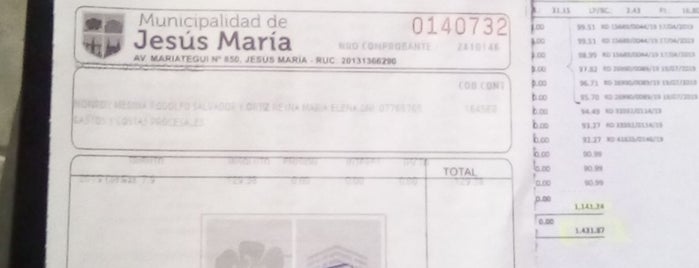 Municipalidad de Jesús María is one of Diario16.