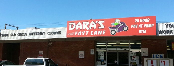 Dara's Fast Lane is one of Aggieville.