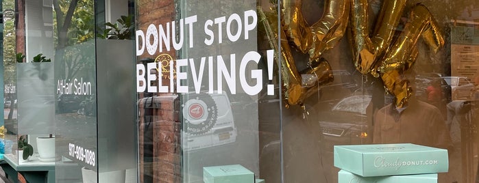 Cloudy Donut Co. is one of NYC Vegan/Marathon edition.