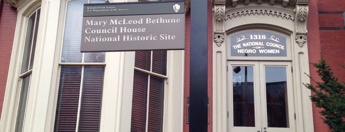 Mary McLeod Bethune House is one of DC.