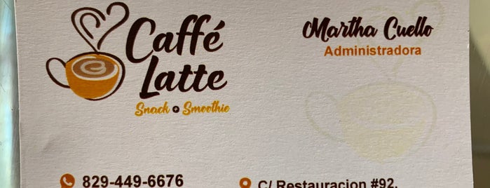 Caffe Latte is one of Para comer en Santiago.
